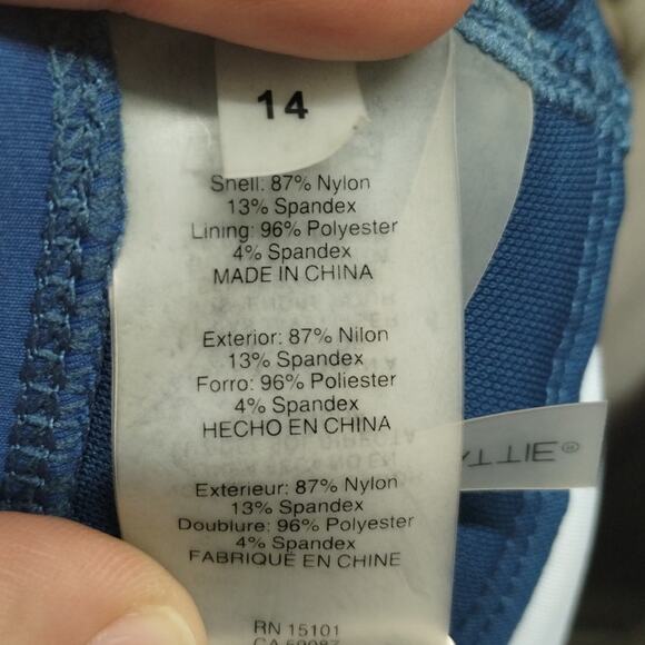 Bleu by Rod Beattie NWT Size 14 Blue Ombre Swimwear Separates Bikini Bottom - Picture 5 of 6